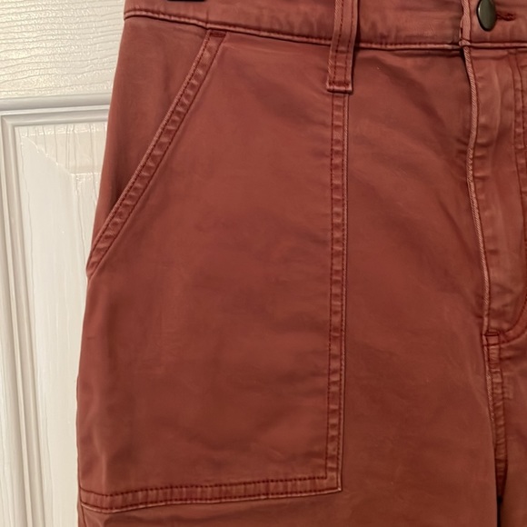 Abercrombie & Fitch rustic red ultra high rise super skinny ankle jeans. 30/10R - Picture 2 of 7